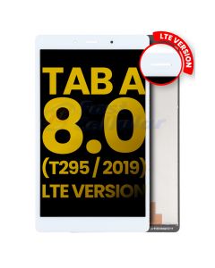 LCD ASSEMBLY WITHOUT FRAME COMPATIBLE FOR SAMSUNG GALAXY TAB A 8.0" (2019) (T295) (LTE VERSION) (WHITE)