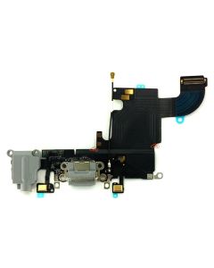 Charging Port with Flex Cable, Mic, Antenna Wire and Earphone Jack for iPhone 6 (4.7 inches) -Gray