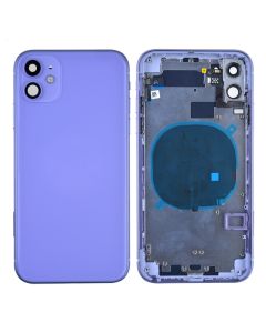 Back Housing with Small Parts Pre-installed for iPhone 11 (if it is broken) - Purple