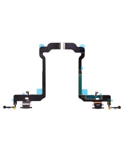 iPhone XS Charging Port with Flex Cable (5.8 inches)(Super High Quality) Black