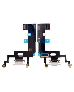 iPhone XR Charging Port with Flex Cable (6.1 inches)(Super High Quality) White