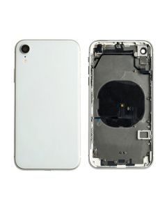 iPhone XR Back Housing with Small Parts Pre-installed (6.1 inches)(High Quality) - White