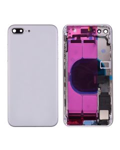 iPhone 8 Plus Back Housing with Small Parts Pre-installed (High Quality) - White