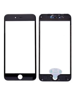 Front Screen Glass Lens with LCD Frame for iPhone 6 Plus - Black