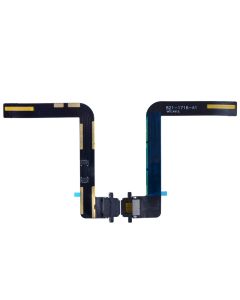 Charging Port with Flex Cable for iPad 7 (2019) iPad 8 (2020) (10.2 inches) (OEM)- Black