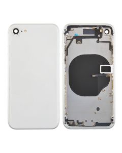 Apple iPhone 8 Back Housing with Small Parts Pre-installed (High Quality) - White A2275 A2296 A2298 A1863 A1905 A1906