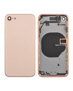 Apple iPhone 8 Back Housing with Small Parts Pre-installed (High Quality) - Gold A2275 A2296 A2298 A1863 A1905 A1906