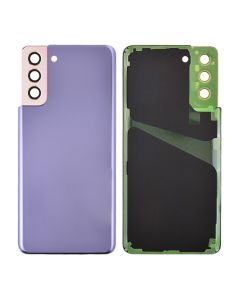 Back Cover with Camera Glass Lens and Adhesive Tape for Samsung Galaxy S21 Plus 5G G996 (for SAMSUNG) - Phantom Violet