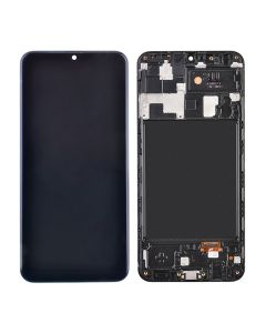 Samsung Galaxy A20 2019 A205U LCD Screen Display with Digitizer Touch Panel (After Market Plus With Frame) - Black