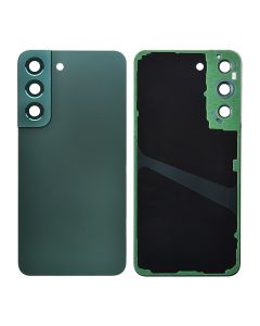 Back Cover with Camera Glass Lens and Adhesive Tape for Samsung Galaxy S22 5G S901 (for SAMSUNG) - Phantom Green