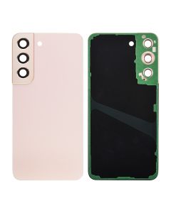 Back Cover with Camera Glass Lens and Adhesive Tape for Samsung Galaxy S22 5G S901 (for SAMSUNG) - Phantom Pink