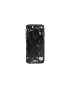 Back Housing for use with iPhone 7 with small parts ( Black)