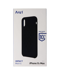 ARQ1 Impact Metric Series Phone Case for Apple iPhone XS Max - Black 