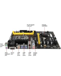 BIOSTAR TB250-BTC LGA 1151 Intel B250 SATA 6Gb/s USB 3.0 ATX Motherboard for Cryptocurrency Mining (BTC)