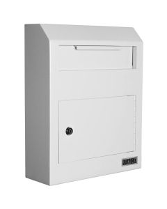 DuraBox Wall Mount Locking Deposit Drop Box Safe (W500-GY) (Gray)