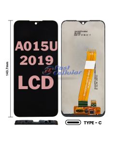 Samsung Galaxy A01(2019) A015 LCD Screen Digitizer Assembly Black (Narrow FPC Connector) (Size 143.7mm)