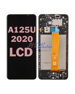 Samsung Galaxy A12 (2020) A125U LCD Screen Digitizer Assembly (with Frame) Black