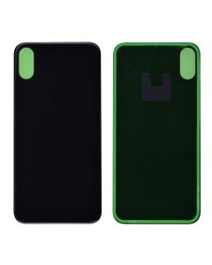 Apple iPhone X Back Glass replacement part if it is broken (High Quality) - Black