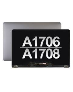 MACBOOK PRO 13" A1706 A1708  LCD SCREEN ASSEMBLY (LATE 2016 - MID 2017) Black