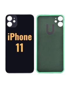 For Apple iPhone 11 Back Glass replacement part if it is broken (6.1 inches) (High Quality) Black