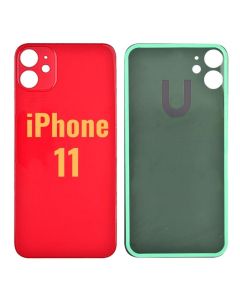 For Apple iPhone 11 Back Glass replacement part if it is broken (6.1 inches)(High Quality) - Red