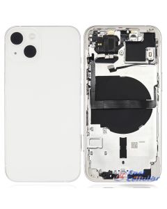 Back Housing with Small Parts Pre-installed for iPhone 13 (for America Version) - White