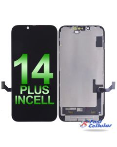 LCD Screen Digitizer Assembly With Frame for iPhone 14 Plus (INCELL JK) - Black