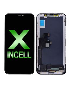 LCD Screen Digitizer Assembly for Apple iPhone X (Incell JK V3.0) - Black