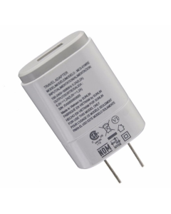 LG Travel Adapter Single 5V/1.2A USB Wall Charger MCS-01W / WR / WT / WP - White