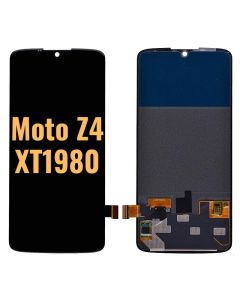 LCD Screen Display with Digitizer Touch Panel for Motorola Moto Z4 XT1980-3 (High Quality) - Black