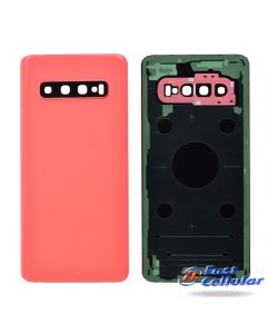 Back Cover for Samsung Galaxy S10 G973 - Orange (High Quality)