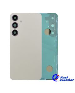 Back Cover with Camera Glass Lens with Adhesive Tape for Samsung Galaxy S24 Plus 5G S926 (Premium) - Marble Gray