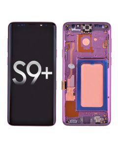 Samsung Galaxy S9 Plus OLED Screen Display with Digitizer Touch Panel and Bezel Frame G965 (Purple Frame) - Purple