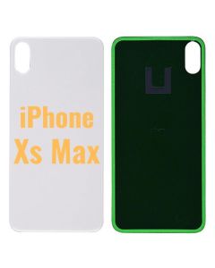 iPhone XS Max Back Glass Cover (6.5 inches) - White (High Quality)