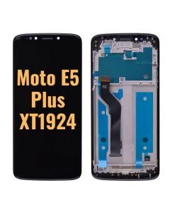 LCD Screen Display with Touch Digitizer Panel and Frame for Motorola Moto E5 Plus XT1924(for Motorola) - Black