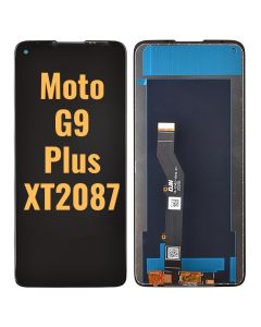 LCD Screen Digitizer Assembly for Motorola Moto G9 Plus XT2087-1 - Black