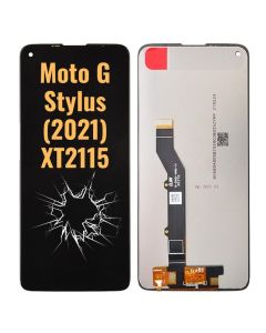 LCD Screen Digitizer Assembly for Motorola Moto G Stylus (2021) XT2115 - Black (No Frame)