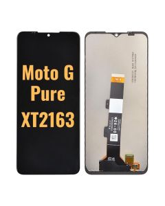 LCD Screen Digitizer Assembly for Motorola Moto G Pure (2021) XT2163 - Black (No Frame)