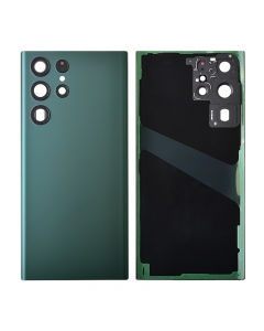 Back Cover with Camera Glass Lens and Adhesive Tape for Samsung Galaxy S22 Ultra 5G S908 (for SAMSUNG) - Green
